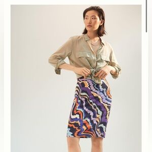 Maeve Slim Knit Mini Skirt